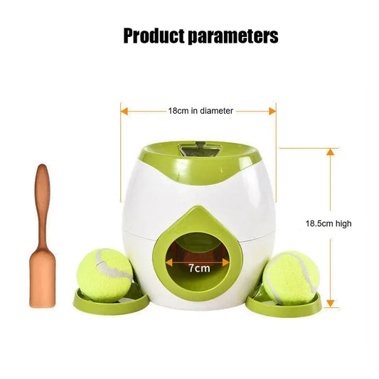 Pet Tennis Food Reward Machine Interactive Ball Training Slow Food Toys Suitable for Cats and Dogs Toy